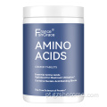 Comprimidos de aminoácidos premium suportam força muscular